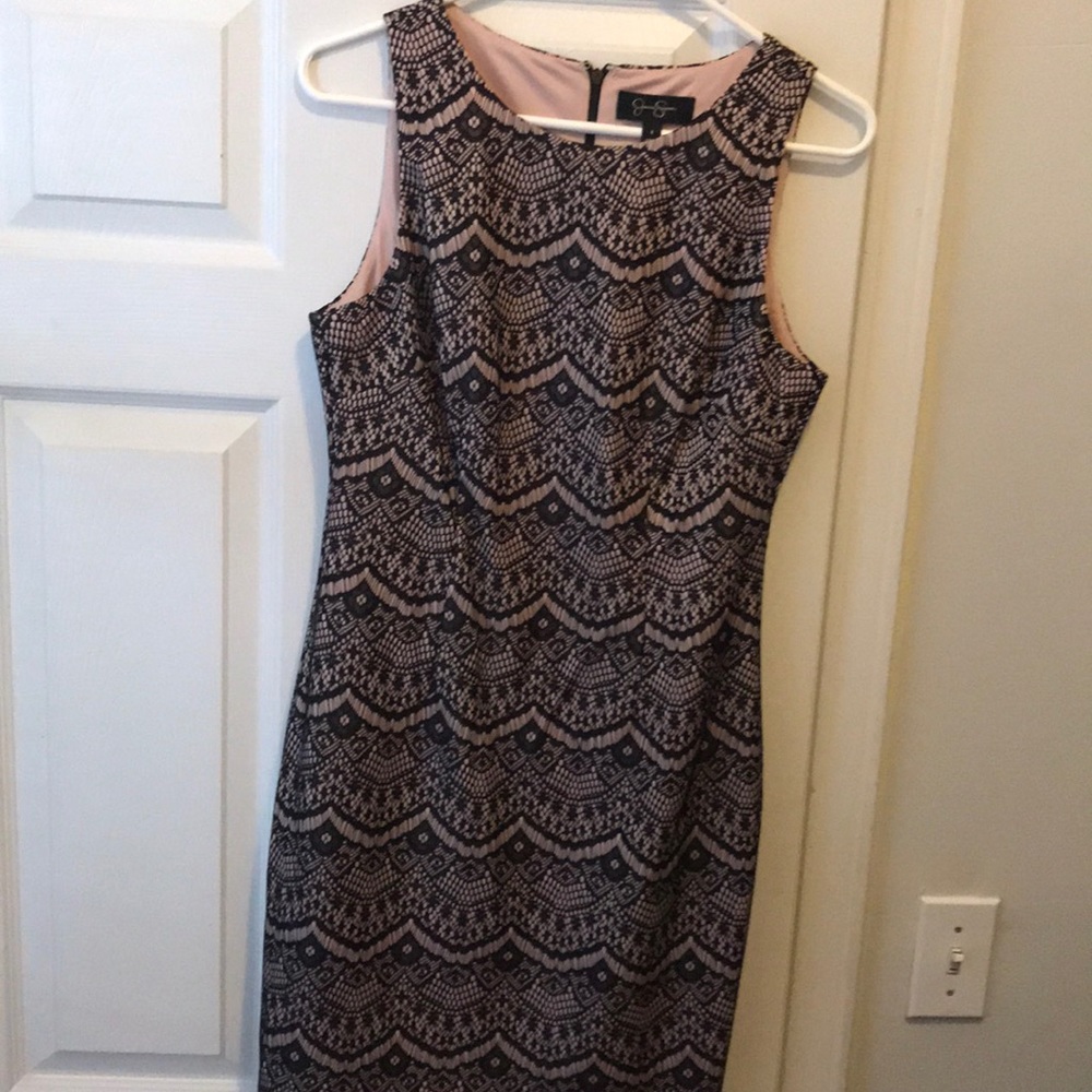 Black and pink Jessica Simpson dress